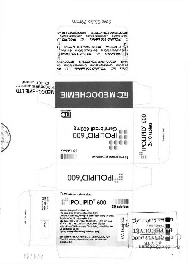 thông tin, cách dùng, giá thuốc Ipolipid 600 - ảnh 0