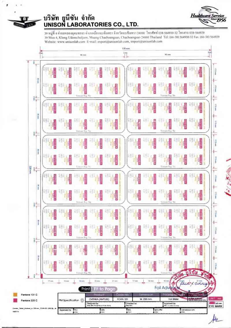 thông tin, cách dùng, giá thuốc Ovenka - ảnh 1