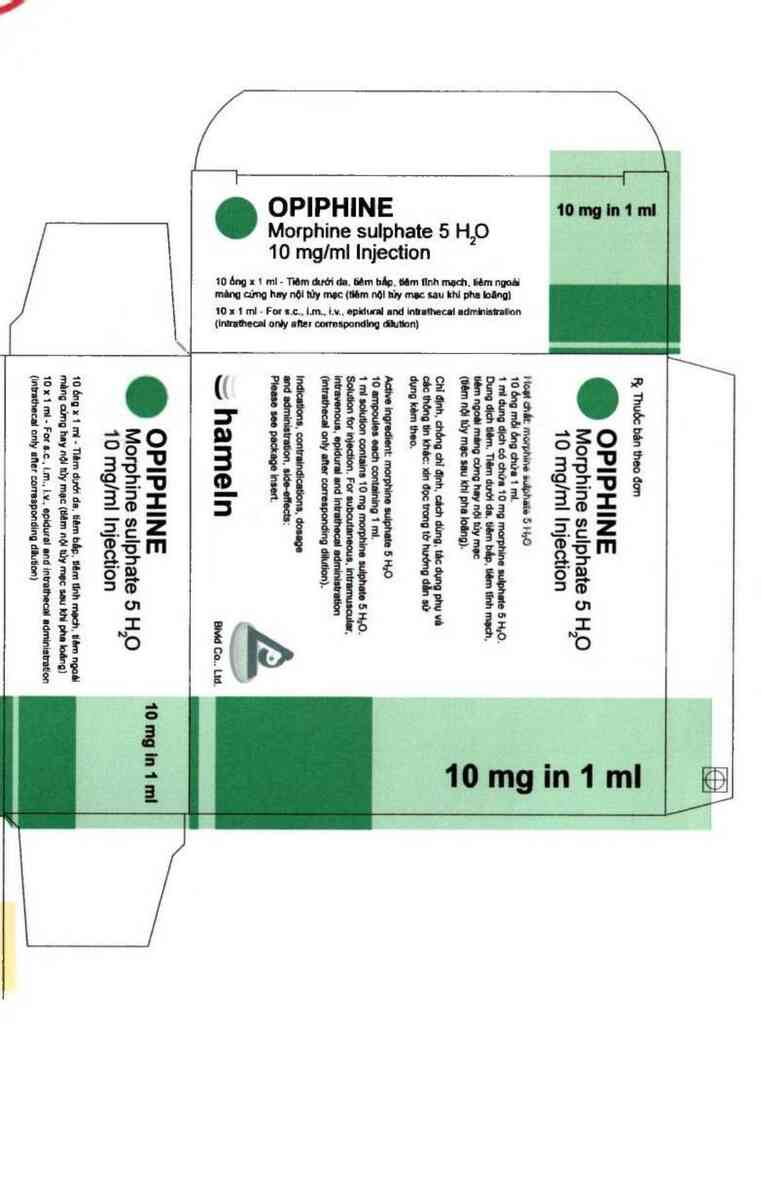 thông tin, cách dùng, giá thuốc Opiphine - ảnh 1