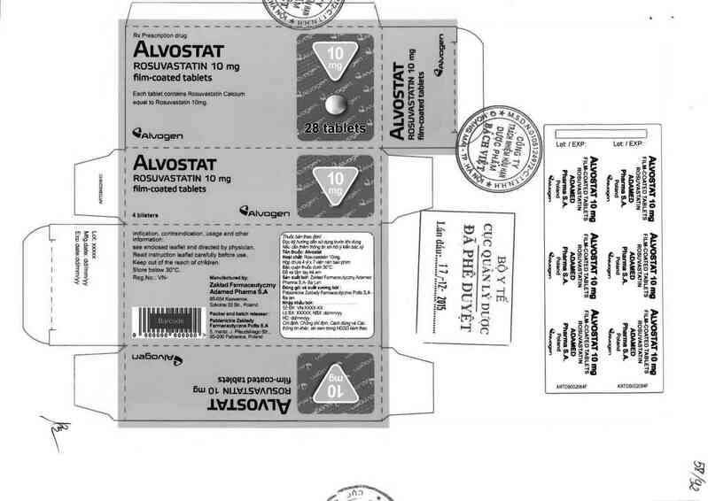 thông tin, cách dùng, giá thuốc Alvostat - ảnh 0