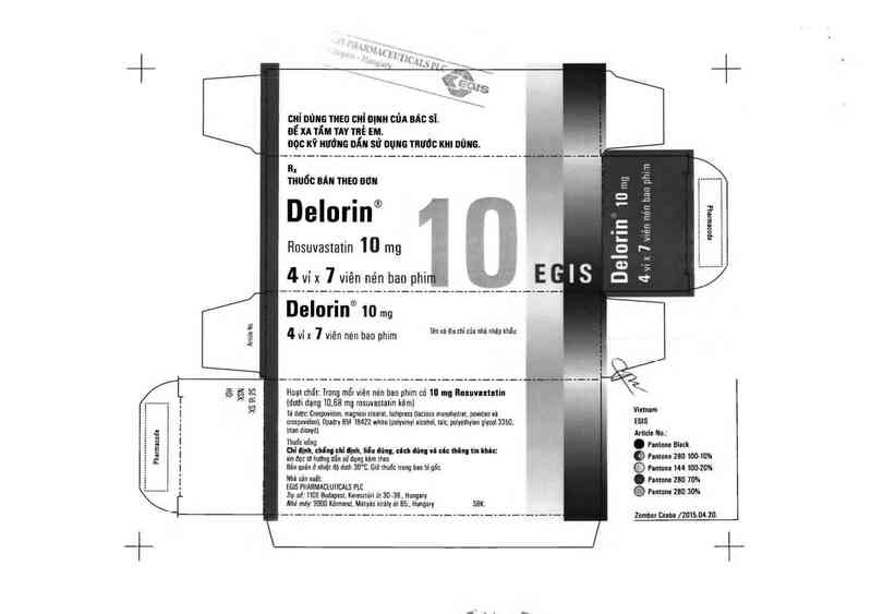 thông tin, cách dùng, giá thuốc Delorin 10mg - ảnh 1