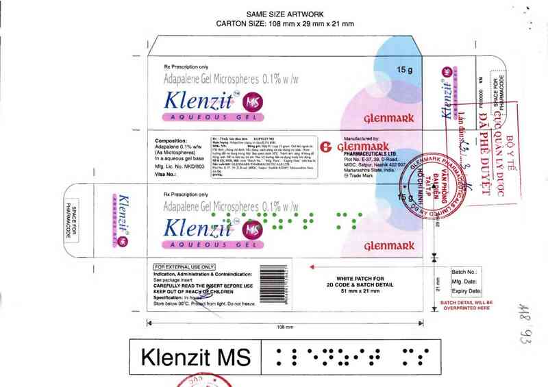 thông tin, cách dùng, giá thuốc Klenzit MS - ảnh 0