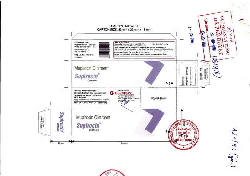 thông tin, cách dùng, giá thuốc Supirocin - ảnh 0