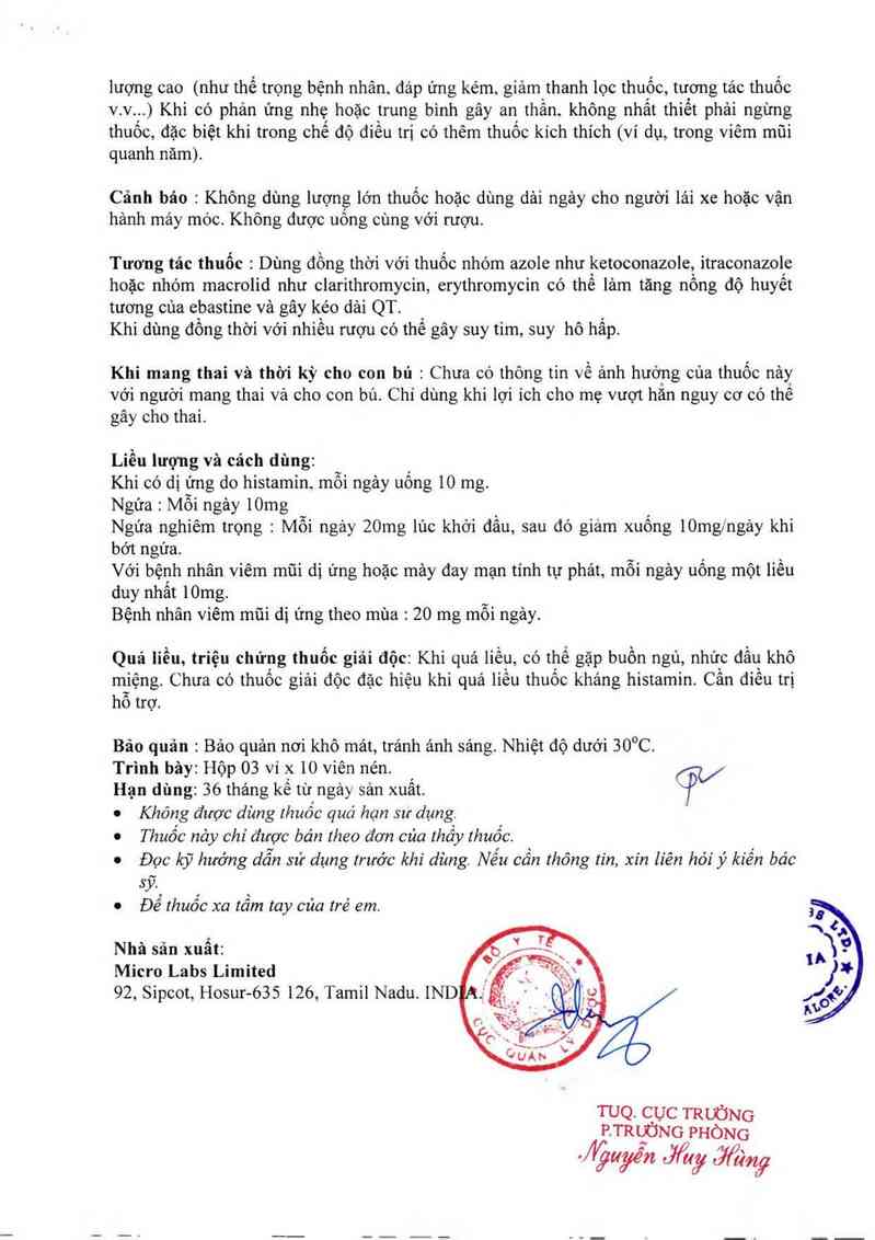 thông tin, cách dùng, giá thuốc Ebost - ảnh 2