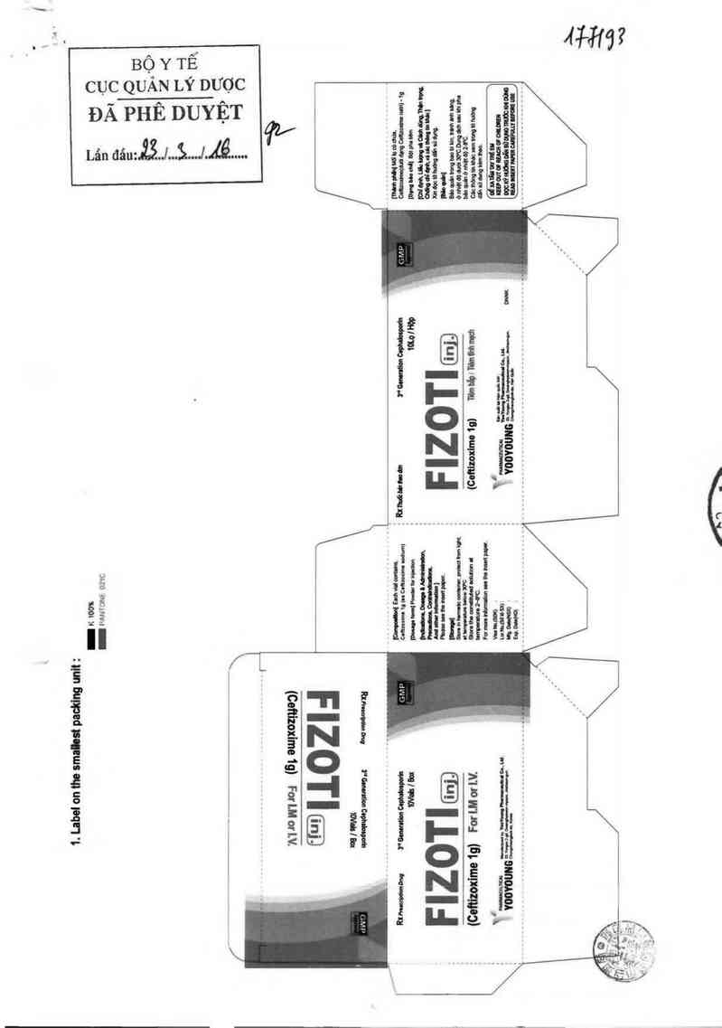 thông tin, cách dùng, giá thuốc Fizoti Inj. - ảnh 0