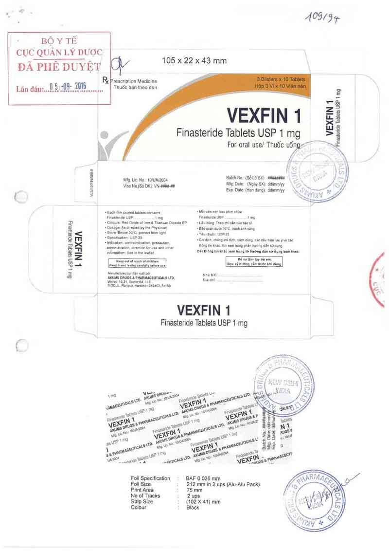 thông tin, cách dùng, giá thuốc Vexfin 1 - ảnh 0