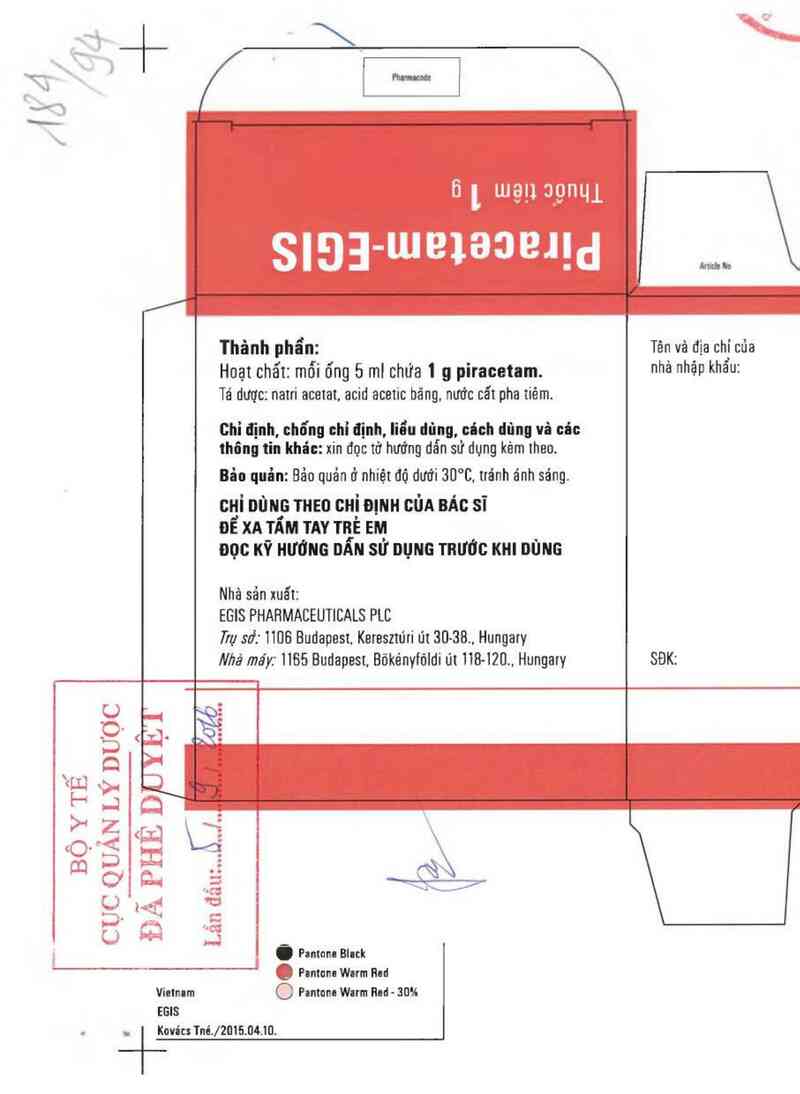 thông tin, cách dùng, giá thuốc Piracetam-Egis - ảnh 0