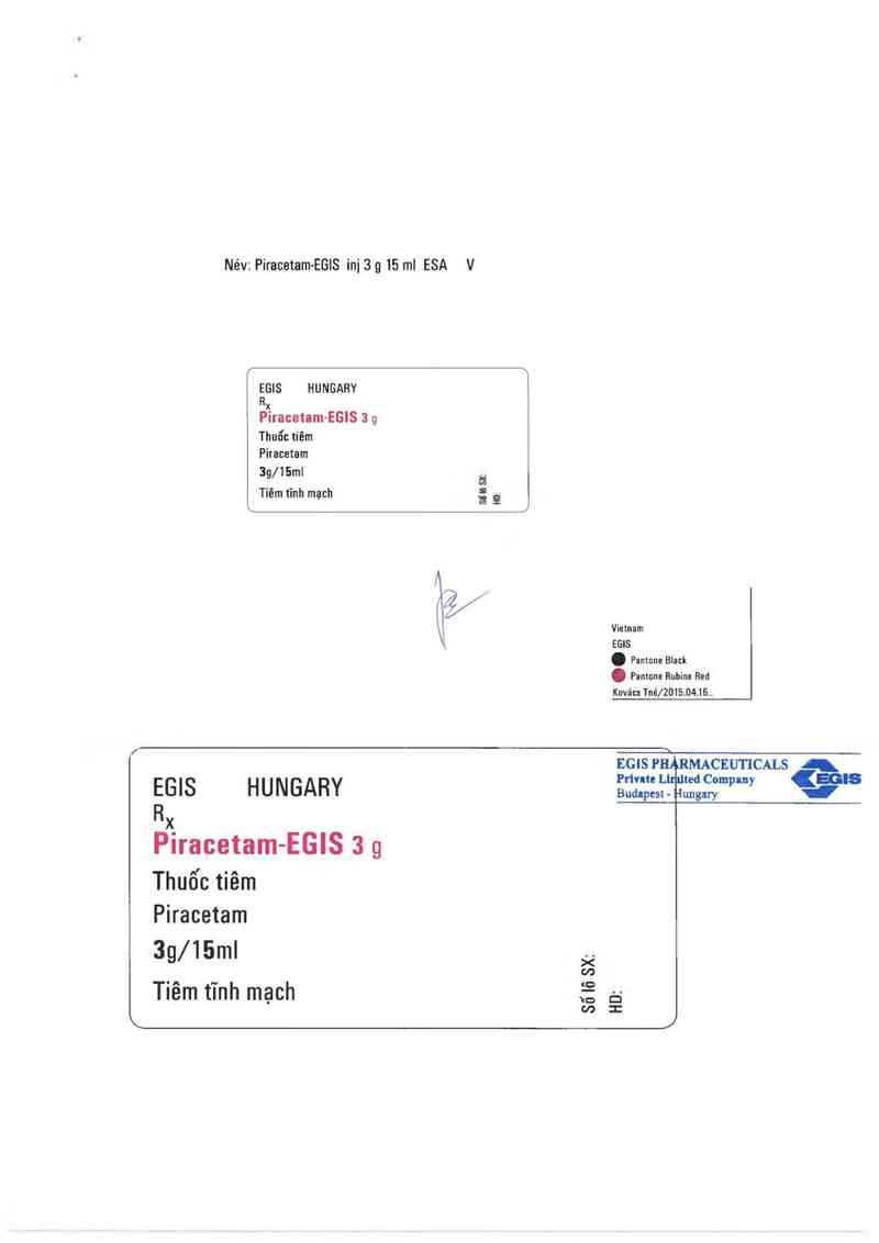 thông tin, cách dùng, giá thuốc Piracetam-Egis - ảnh 1