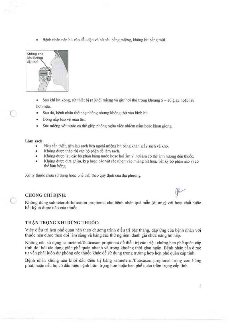 thông tin, cách dùng, giá thuốc AirFluSal Forspiro - ảnh 9