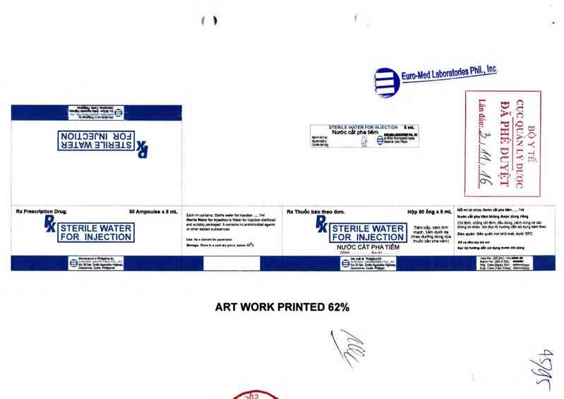 thông tin, cách dùng, giá thuốc Sterile water for injection - ảnh 0