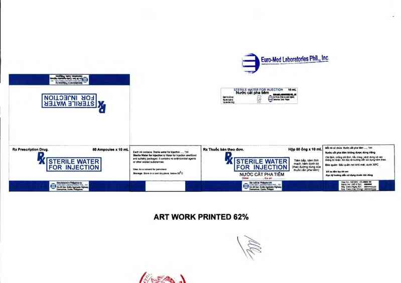 thông tin, cách dùng, giá thuốc Sterile water for injection - ảnh 1