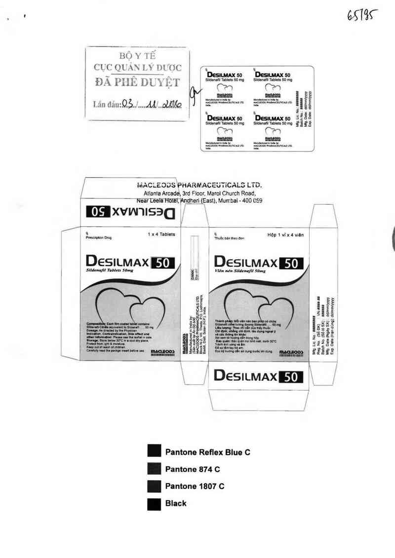 thông tin, cách dùng, giá thuốc Desilmax 50 - ảnh 0