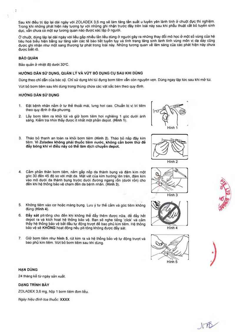 thông tin, cách dùng, giá thuốc Zoladex - ảnh 9