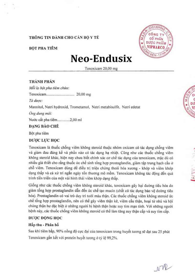 thông tin, cách dùng, giá thuốc Neo-Endusix - ảnh 3