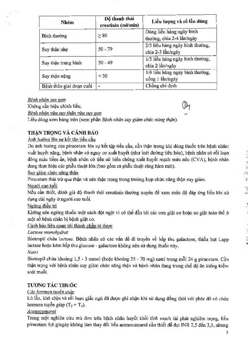 thông tin, cách dùng, giá thuốc Biotropil 1200 - ảnh 5