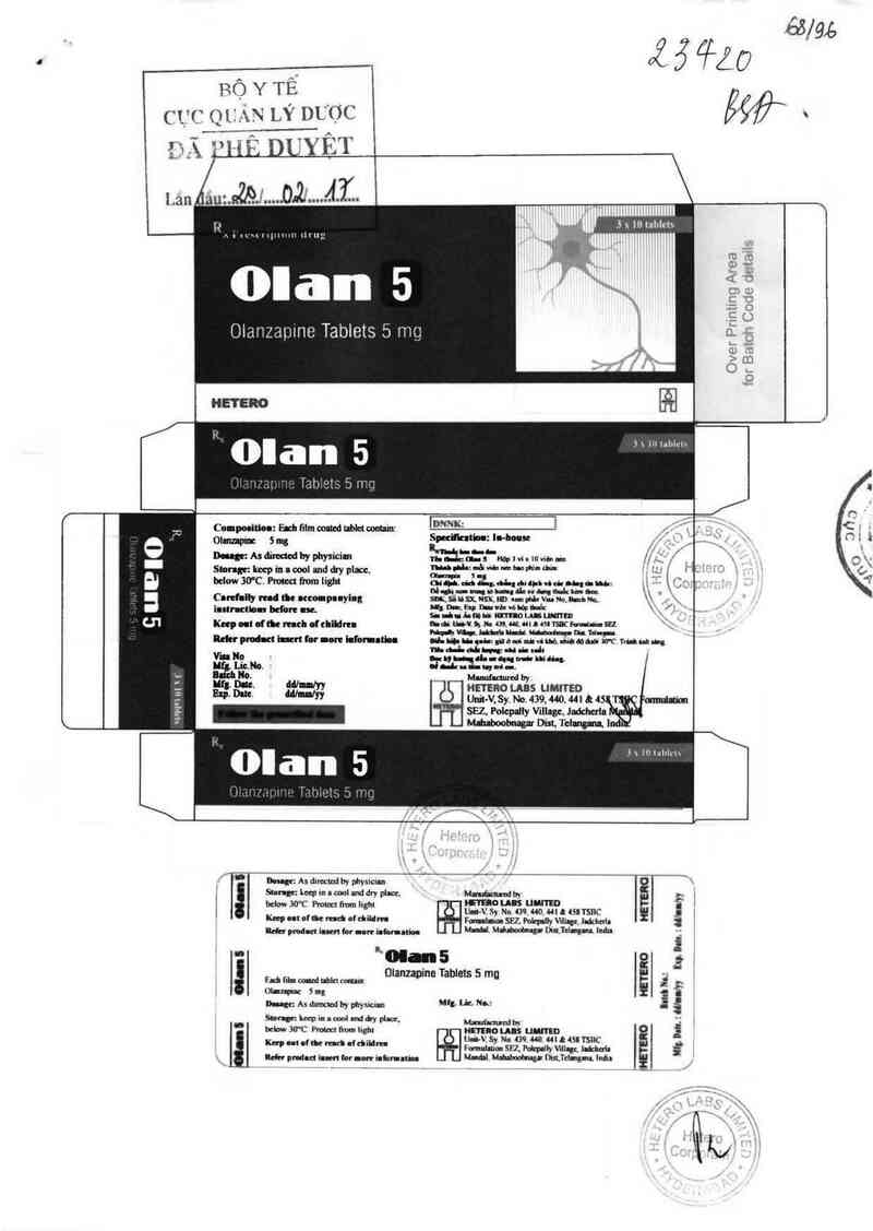 thông tin, cách dùng, giá thuốc Olan 5 - ảnh 0