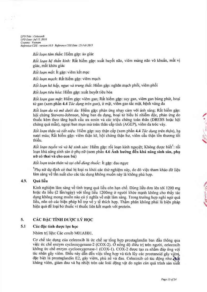 thông tin, cách dùng, giá thuốc Celebrex - ảnh 14