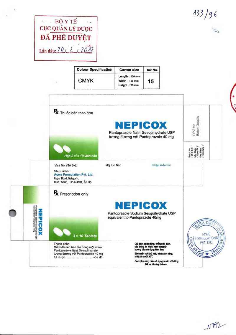 thông tin, cách dùng, giá thuốc Nepicox - ảnh 0