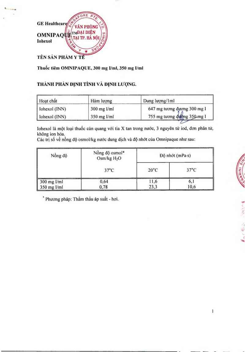 thông tin, cách dùng, giá thuốc Omnipaque - ảnh 2