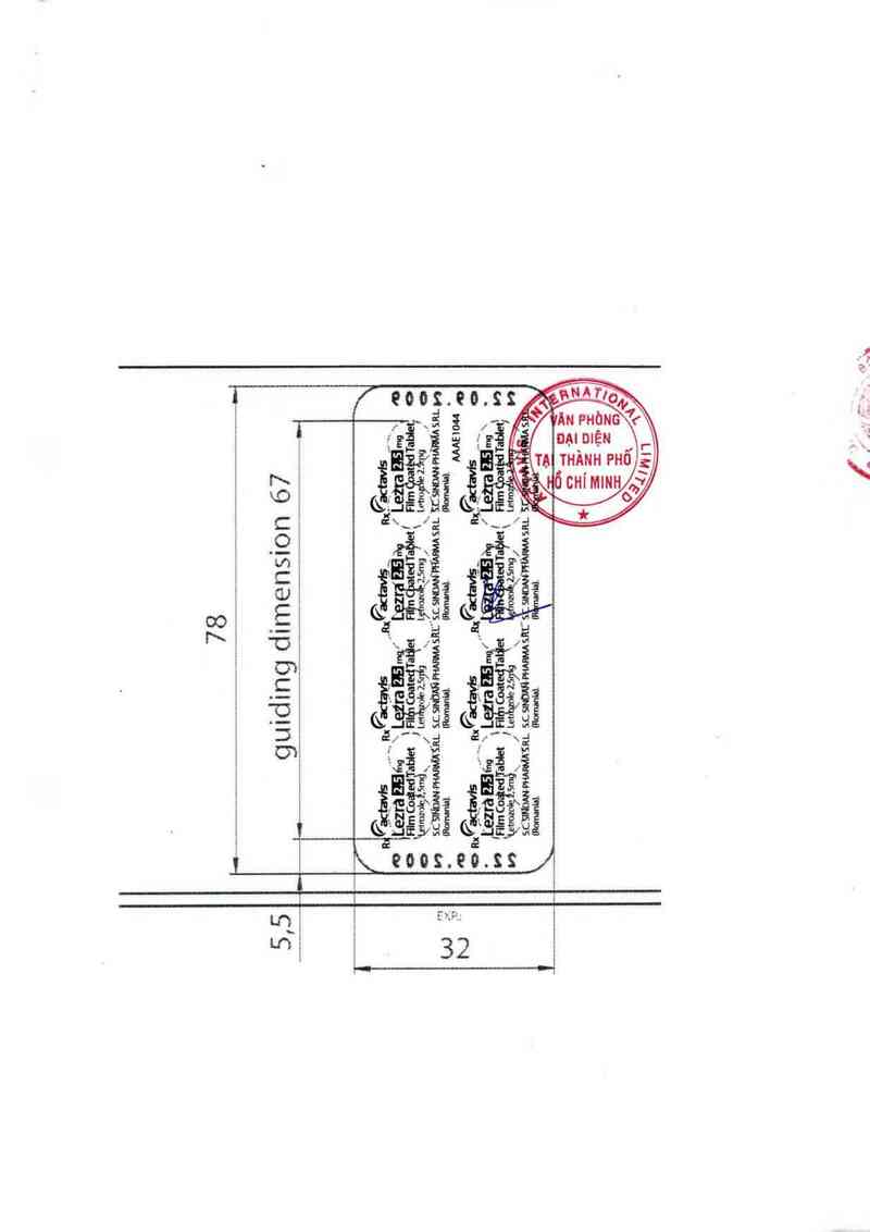 thông tin, cách dùng, giá thuốc Lezra 2,5mg - ảnh 1