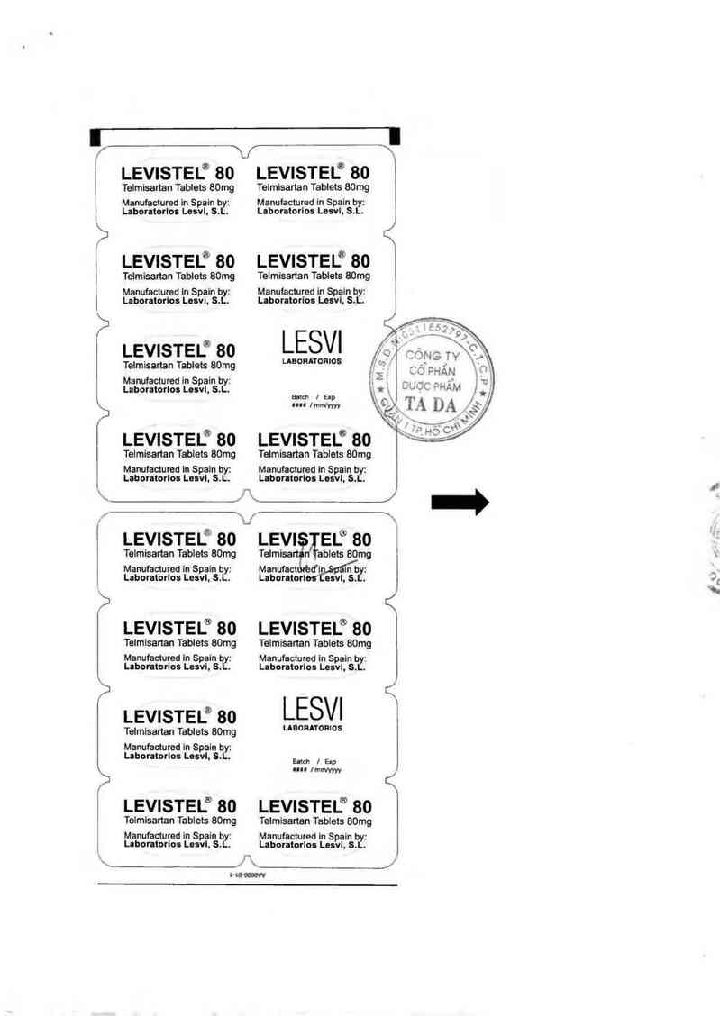 thông tin, cách dùng, giá thuốc Levistel 80 - ảnh 1