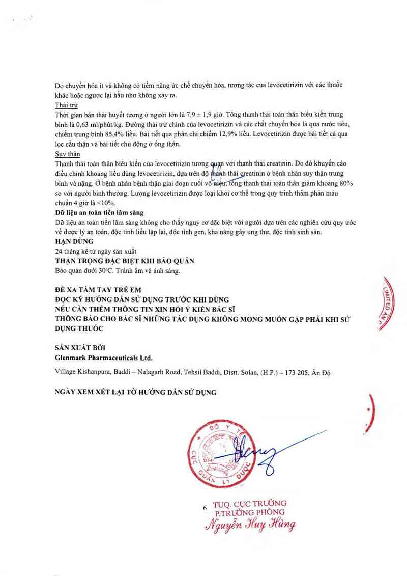 thông tin, cách dùng, giá thuốc Glencet - ảnh 9