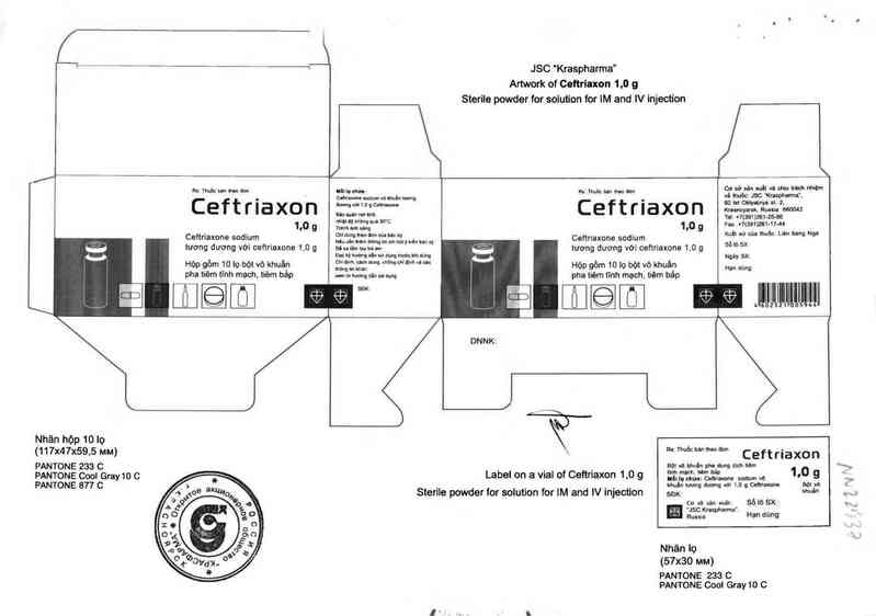 thông tin, cách dùng, giá thuốc Ceftriaxon - ảnh 1