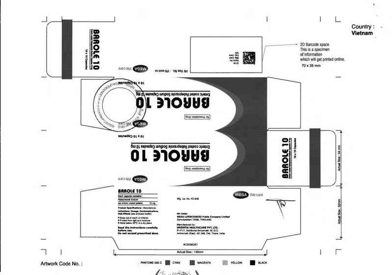 thông tin, cách dùng, giá thuốc Barole 10 - ảnh 1