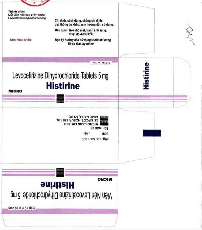 thông tin, cách dùng, giá thuốc Histirine - ảnh 1