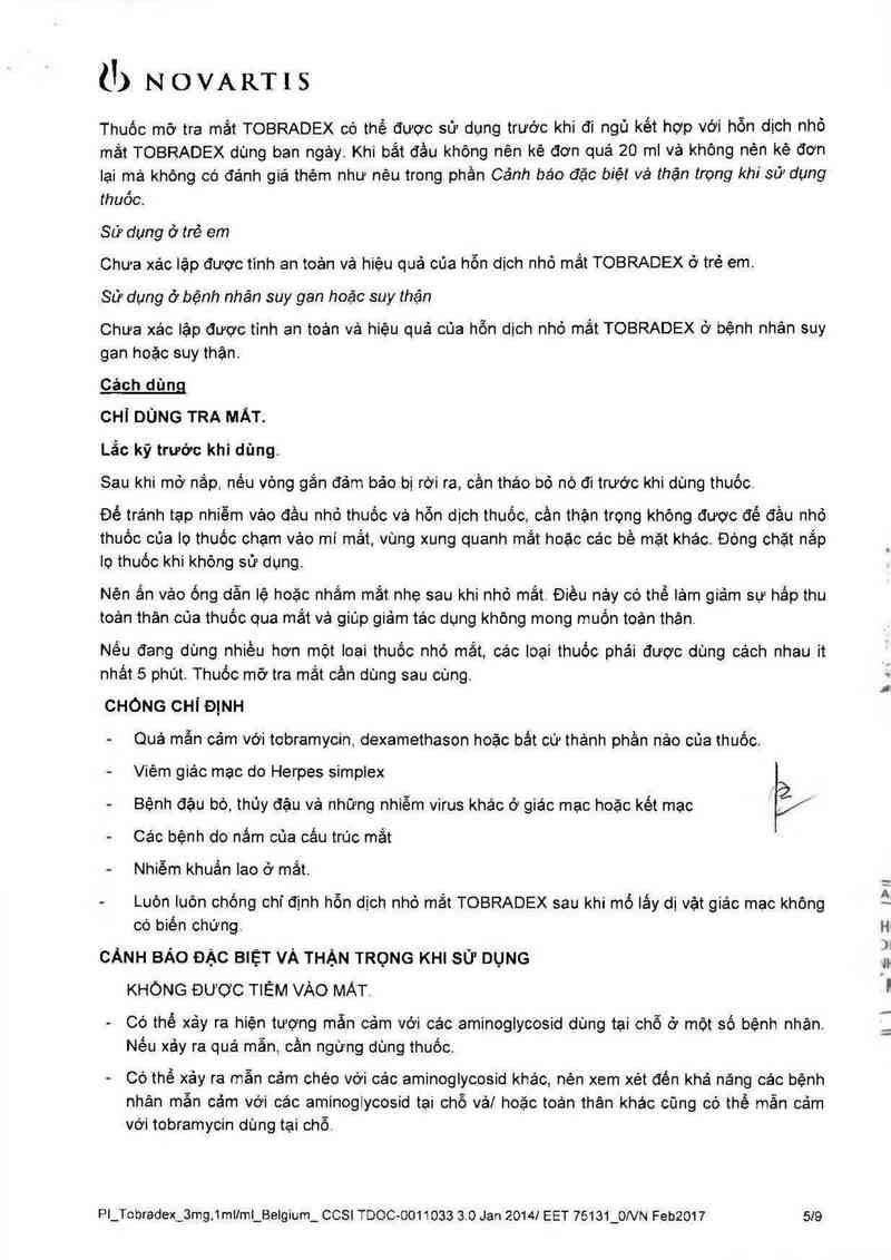 thông tin, cách dùng, giá thuốc Tobradex - ảnh 6