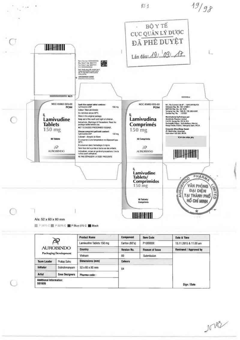 thông tin, cách dùng, giá thuốc Viên nén Lamivudin 150 mg - ảnh 0