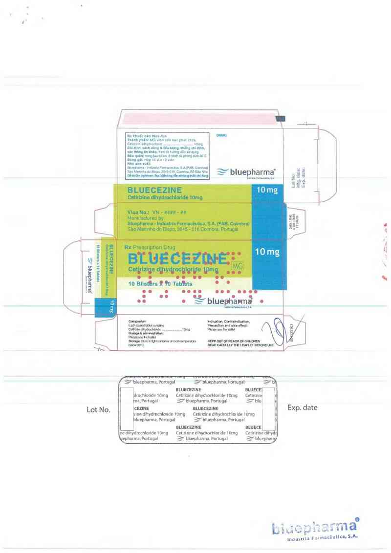 thông tin, cách dùng, giá thuốc Bluecezine - ảnh 1