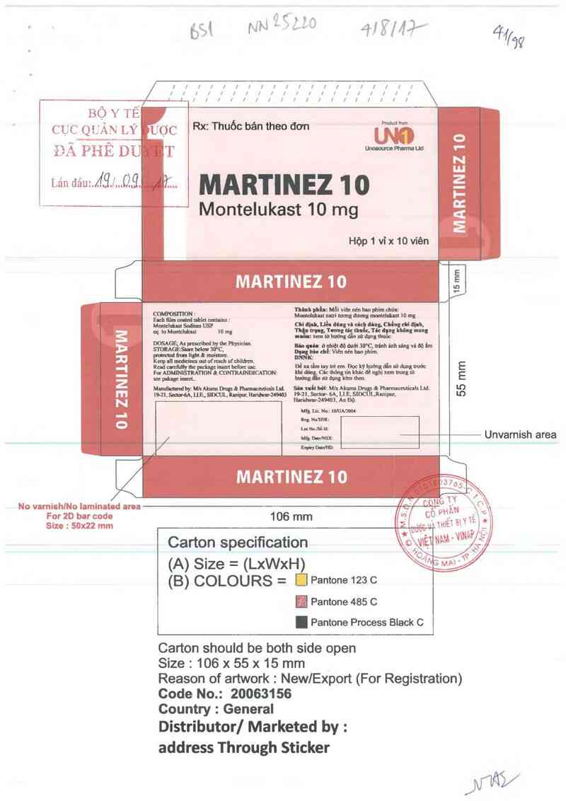 thông tin, cách dùng, giá thuốc Martinez 10 - ảnh 0