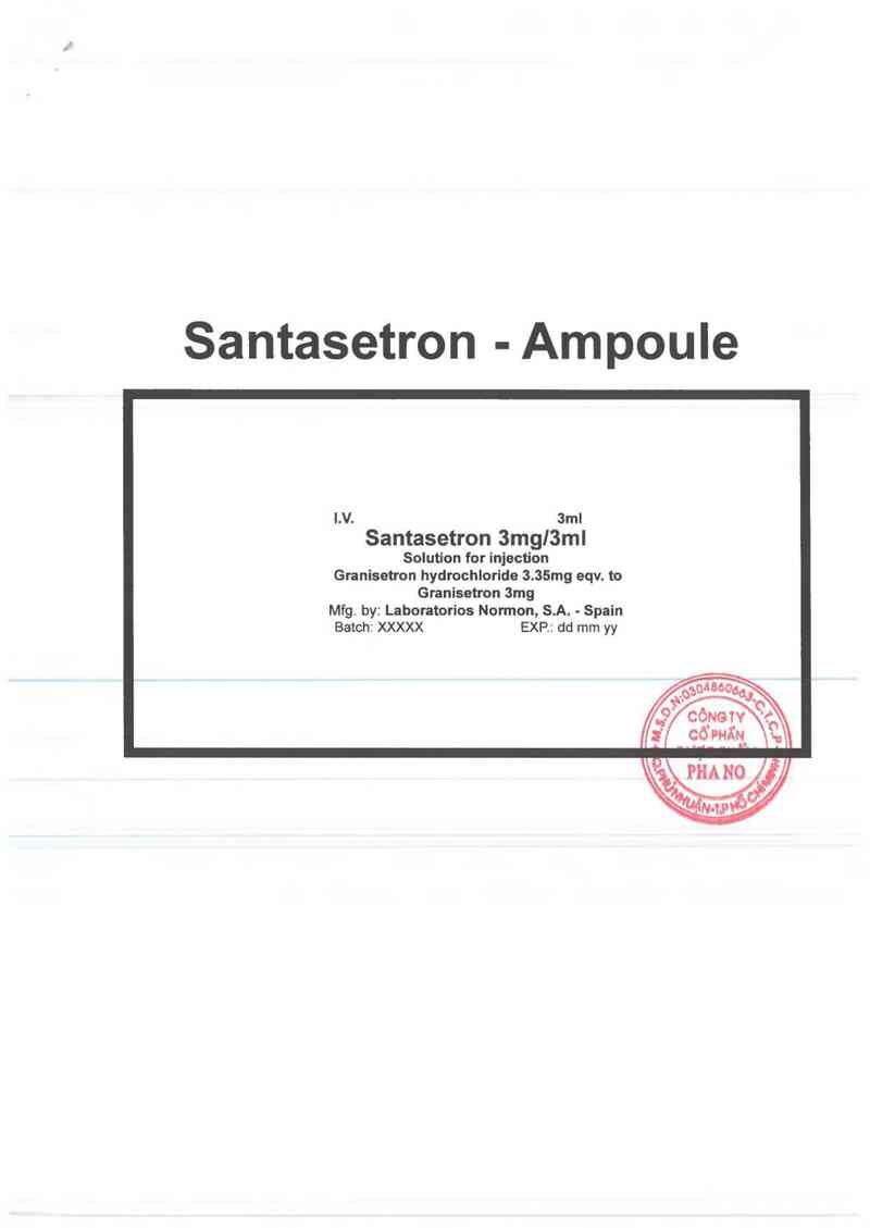 thông tin, cách dùng, giá thuốc Santasetron 3mg/3ml - ảnh 2