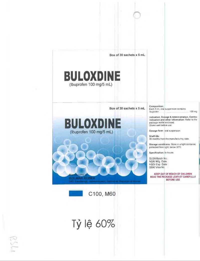 thông tin, cách dùng, giá thuốc Buloxdine - ảnh 0