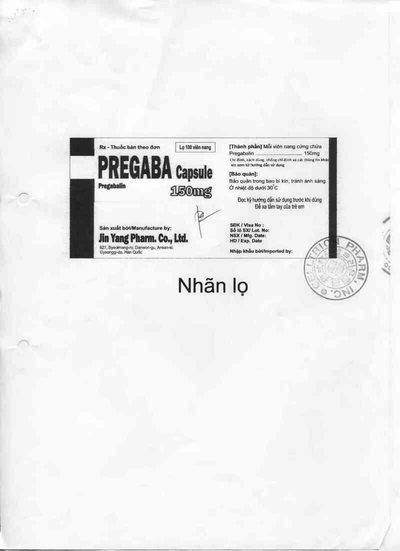 thông tin, cách dùng, giá thuốc Pregaba 150mg - ảnh 3