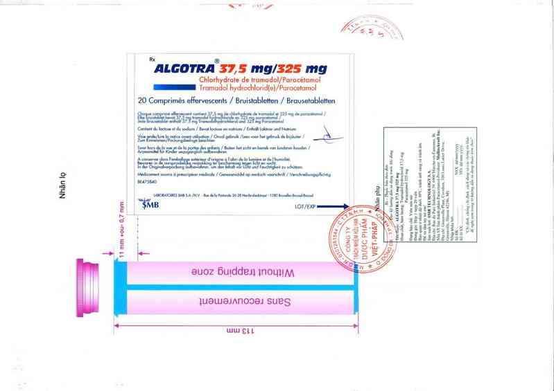 thông tin, cách dùng, giá thuốc Algotra 37,5mg/325mg - ảnh 1