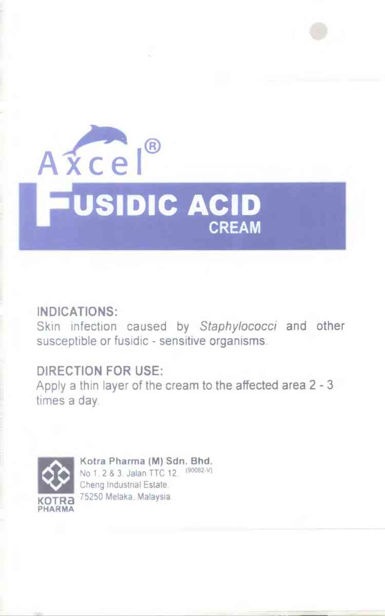 thông tin, cách dùng, giá thuốc Axcel fusidic acid cream - ảnh 3