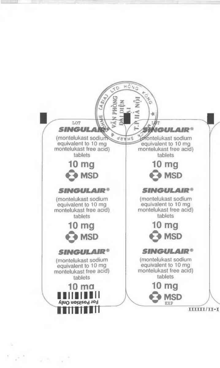 thông tin, cách dùng, giá thuốc Singulair - ảnh 5