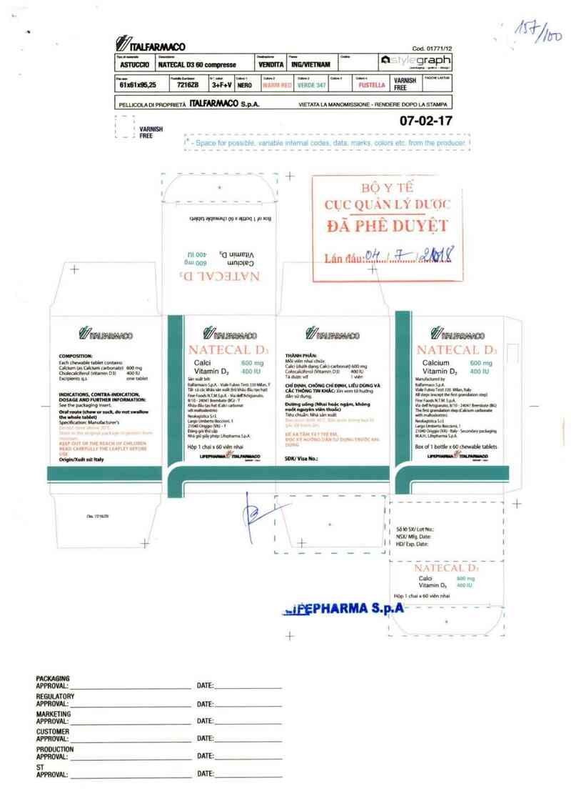 thông tin, cách dùng, giá thuốc Natecal D3 - ảnh 0