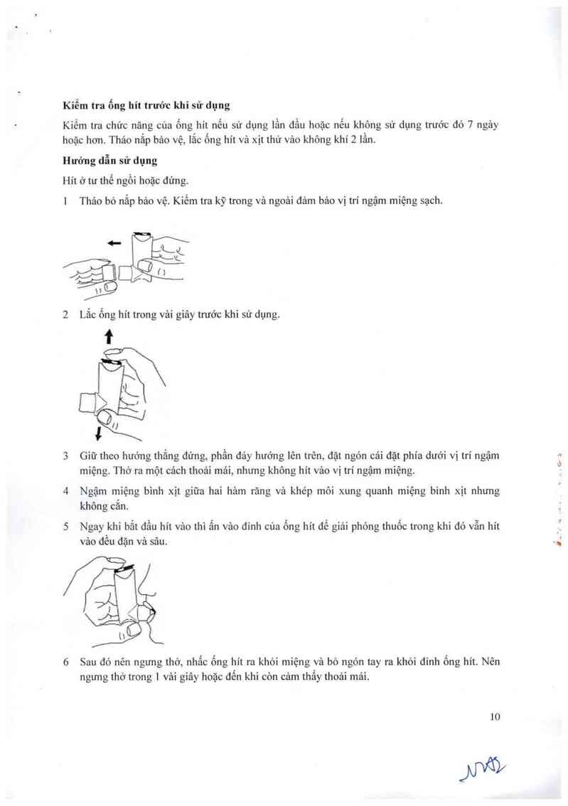 thông tin, cách dùng, giá thuốc Salbutamol 100 mcg/1 dos - ảnh 11