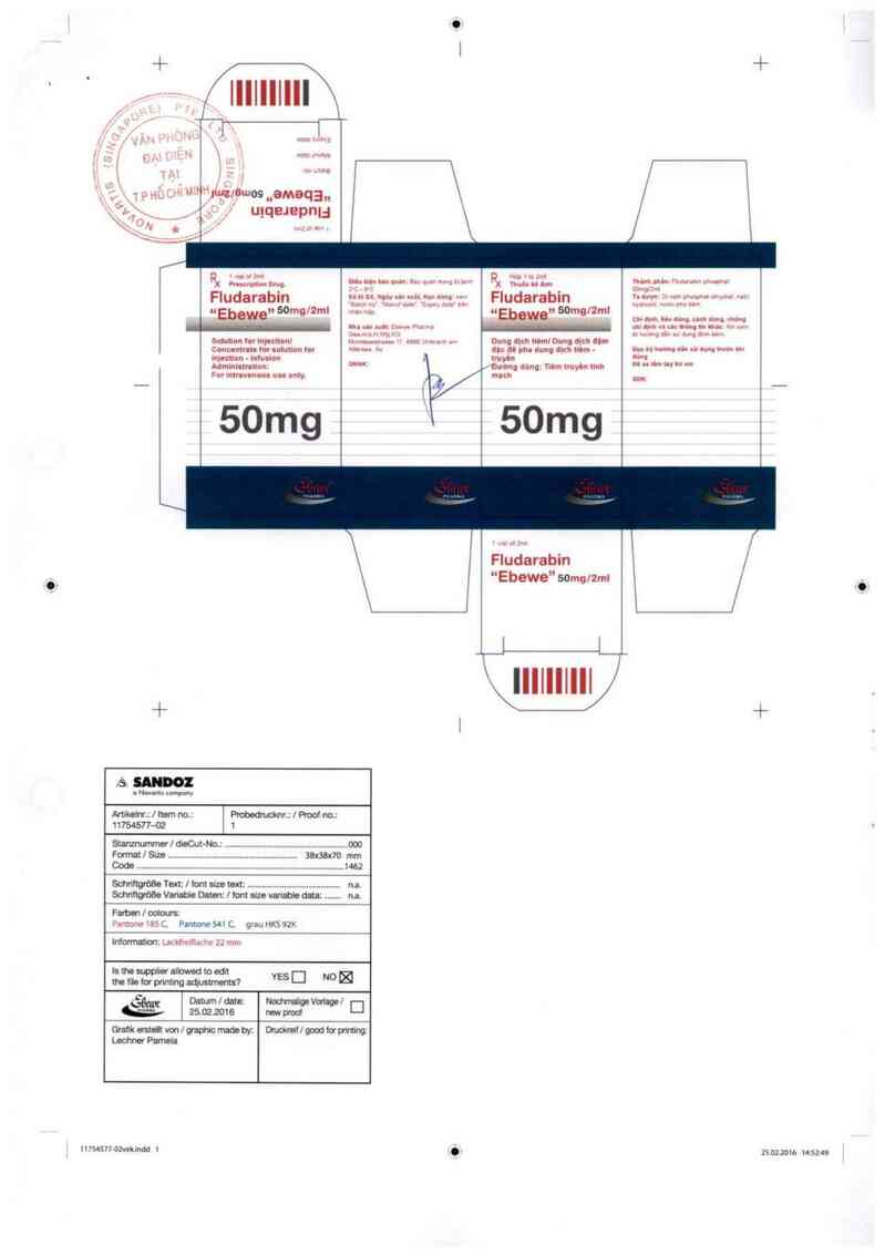thông tin, cách dùng, giá thuốc Fludarabin Ebewe~ - ảnh 1