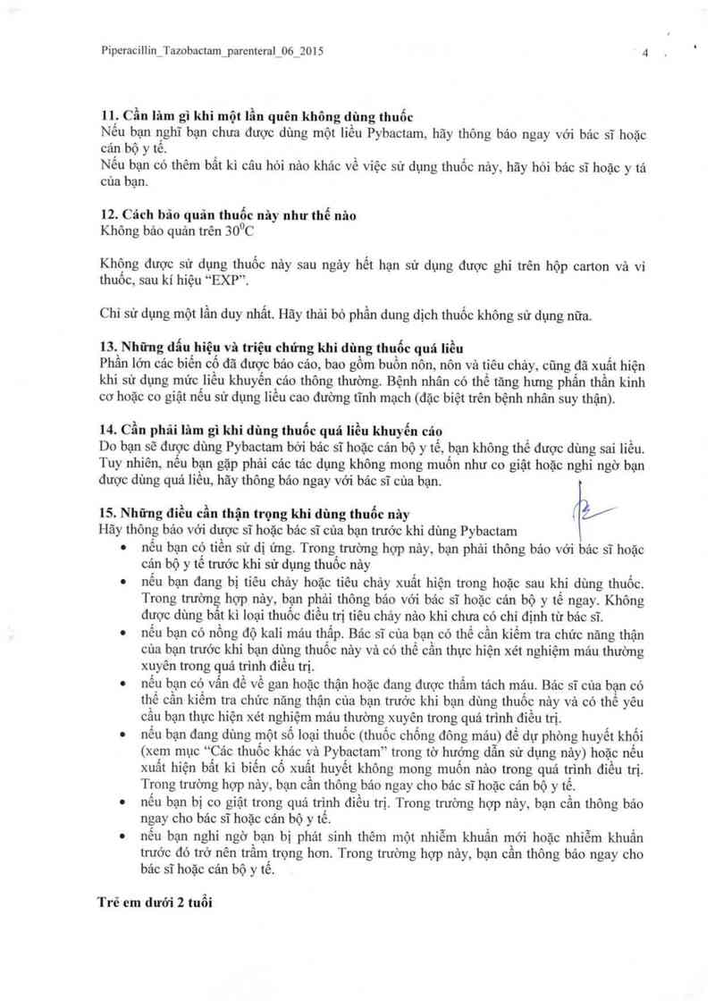 thông tin, cách dùng, giá thuốc Pybactam - ảnh 5