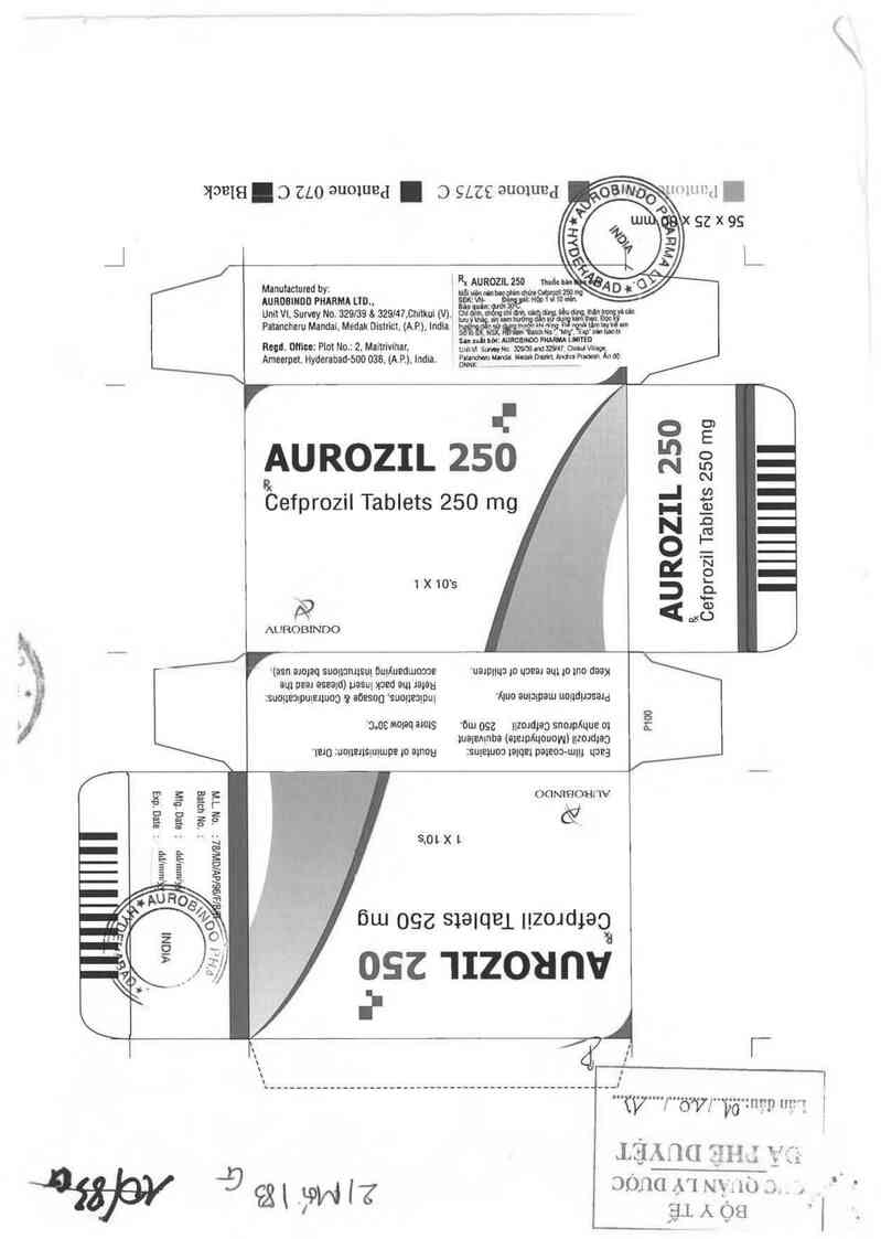 thông tin, cách dùng, giá thuốc Aurozil 250 - ảnh 0