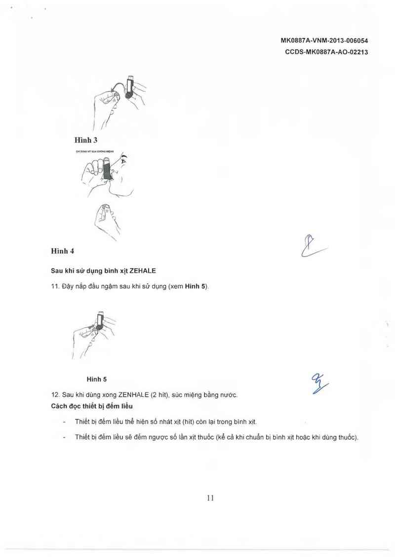 thông tin, cách dùng, giá thuốc Zenhale (Nhà đóng gói: Organon Ireland Ltd., địa chỉ: Drynam Road, Swords Co. Dublin, Ireland) - ảnh 11