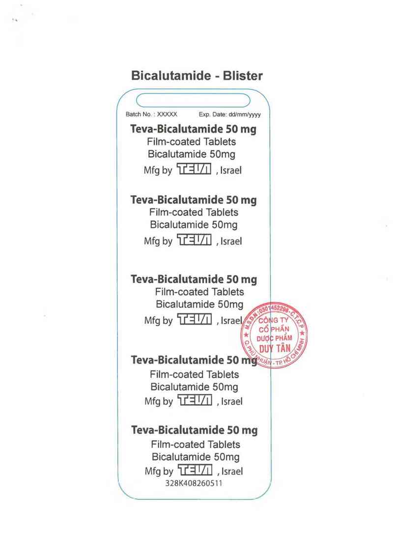 thông tin, cách dùng, giá thuốc Teva-Bicalumide 50mg - ảnh 1