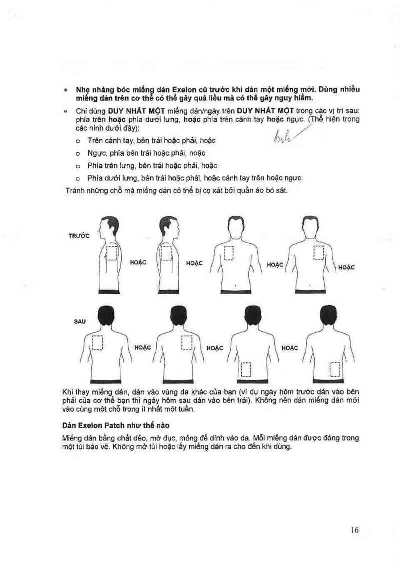 thông tin, cách dùng, giá thuốc Exelon Patch (Cơ sở đóng gói thứ cấp: Novartis Pharma Stein AG, đ/c: Schaffhauserstrasse, 4332 Stein, Switzerland) - ảnh 17