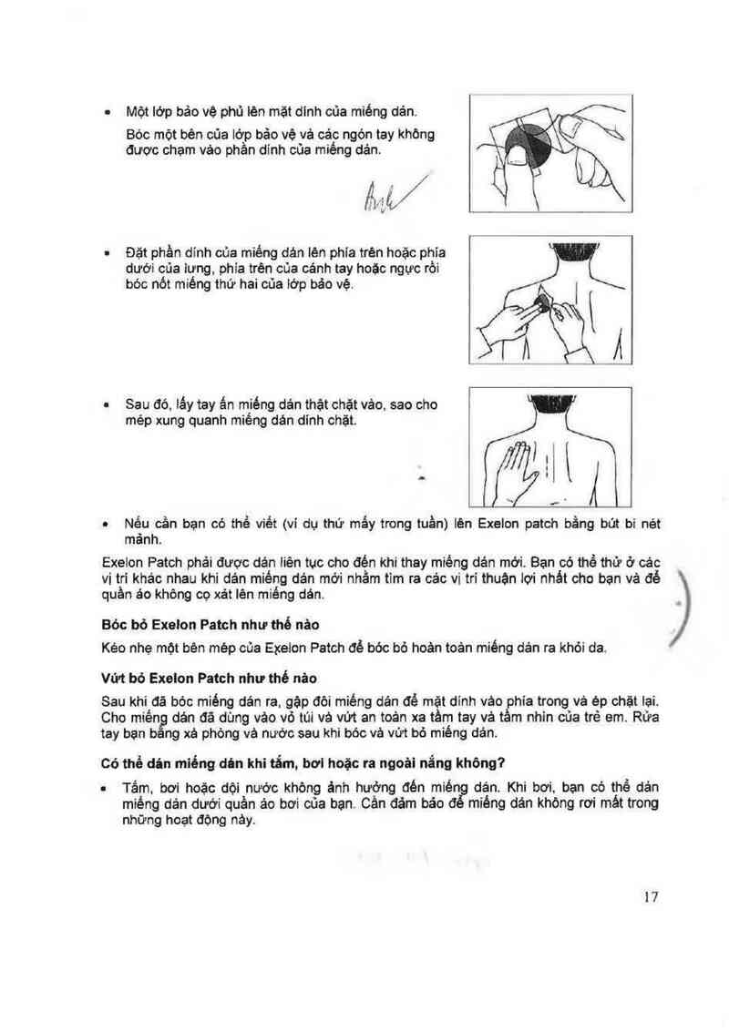 thông tin, cách dùng, giá thuốc Exelon Patch (Cơ sở đóng gói thứ cấp: Novartis Pharma Stein AG, đ/c: Schaffhauserstrasse, 4332 Stein, Switzerland) - ảnh 18
