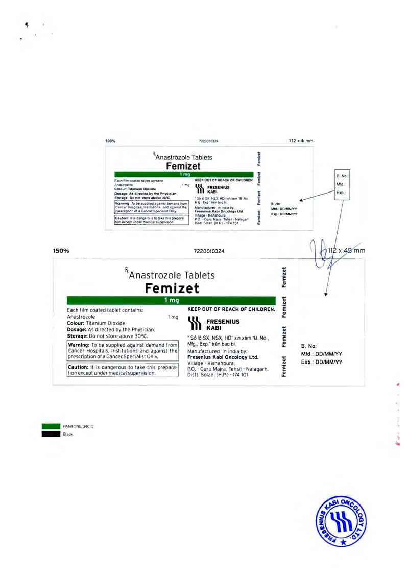 thông tin, cách dùng, giá thuốc Femizet 1mg - ảnh 1