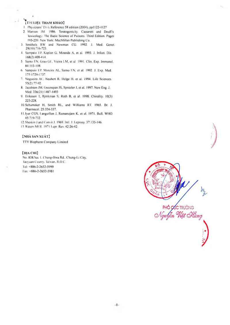 thông tin, cách dùng, giá thuốc Domide Capsules 50mg - ảnh 12